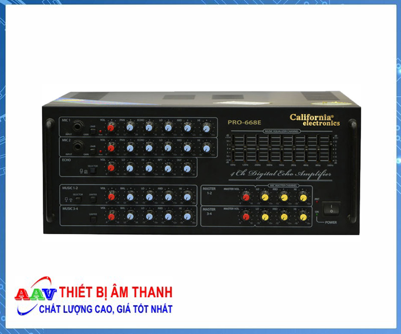 Amply karaoke California Pro 668E
